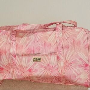 Betsey Johnson Pink tie-dye Travel Bag